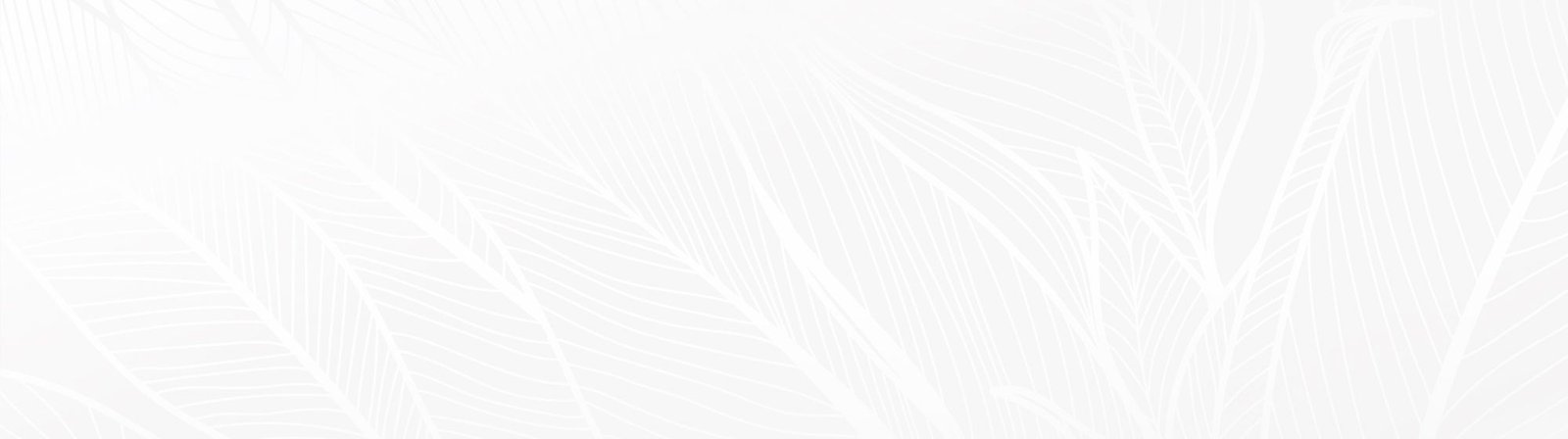 Subtle white leaf pattern on light background.