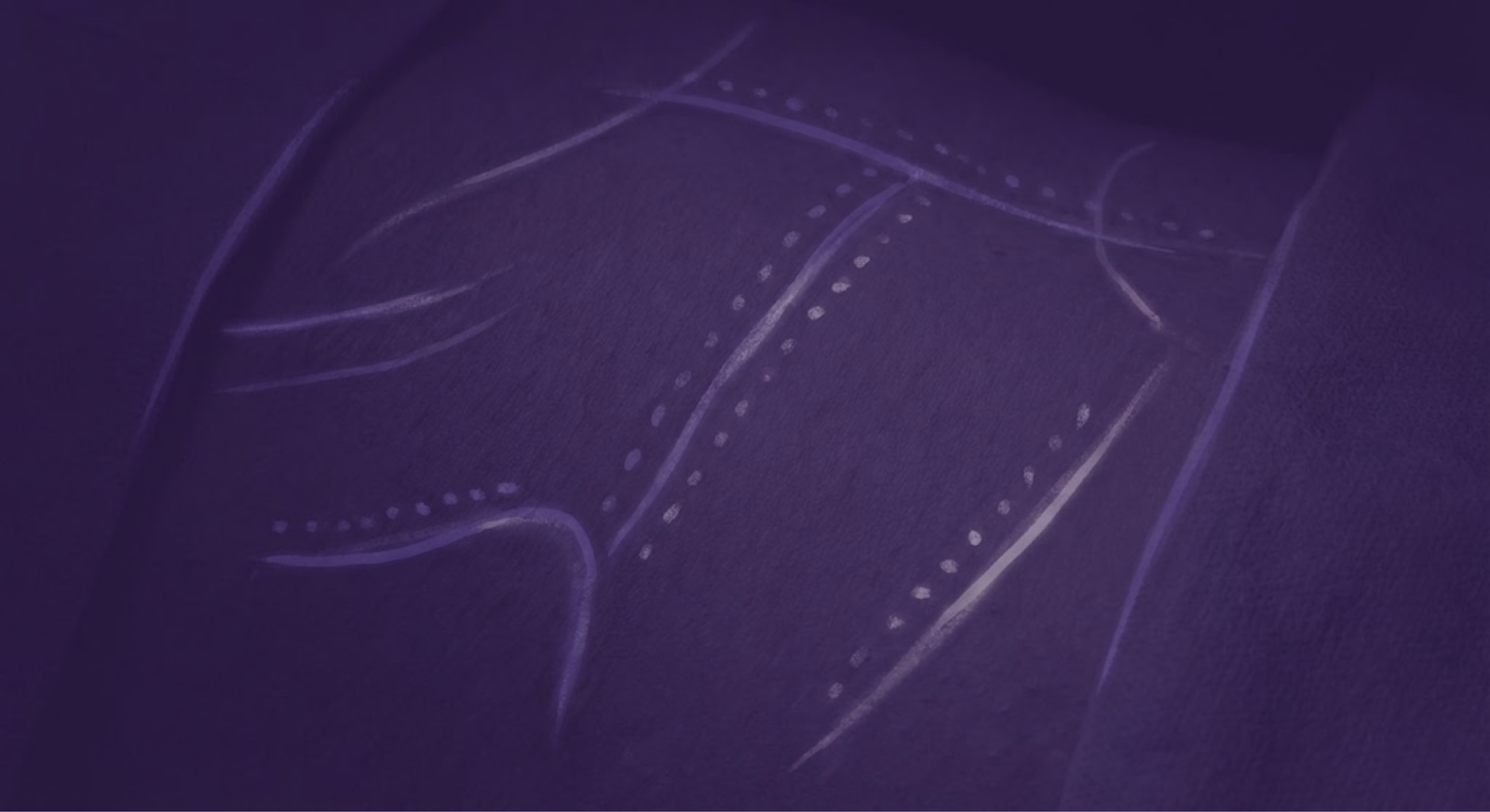 Textured purple background with subtle variations.