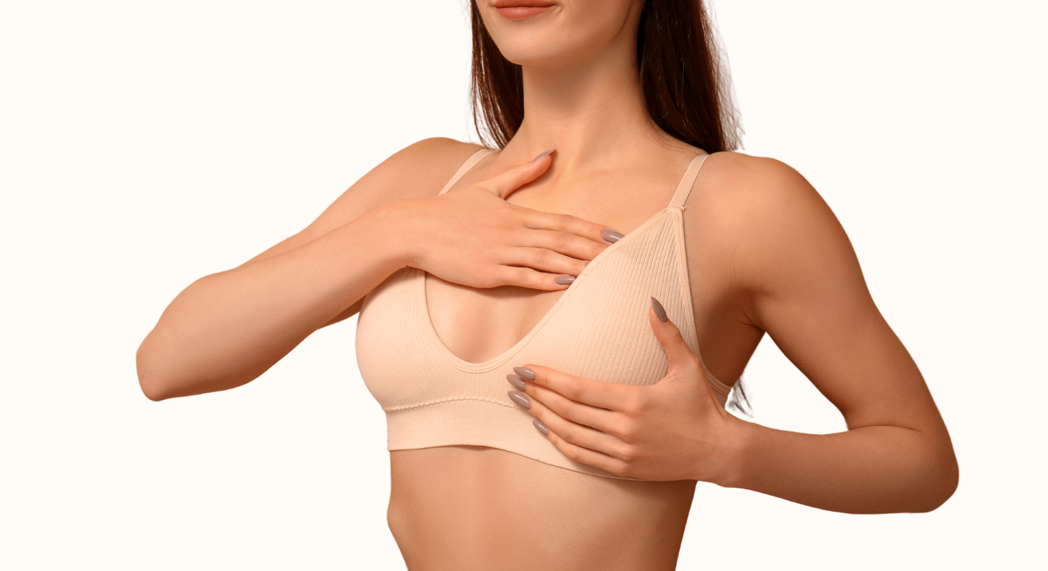 Model posing in a stylish white outfit.