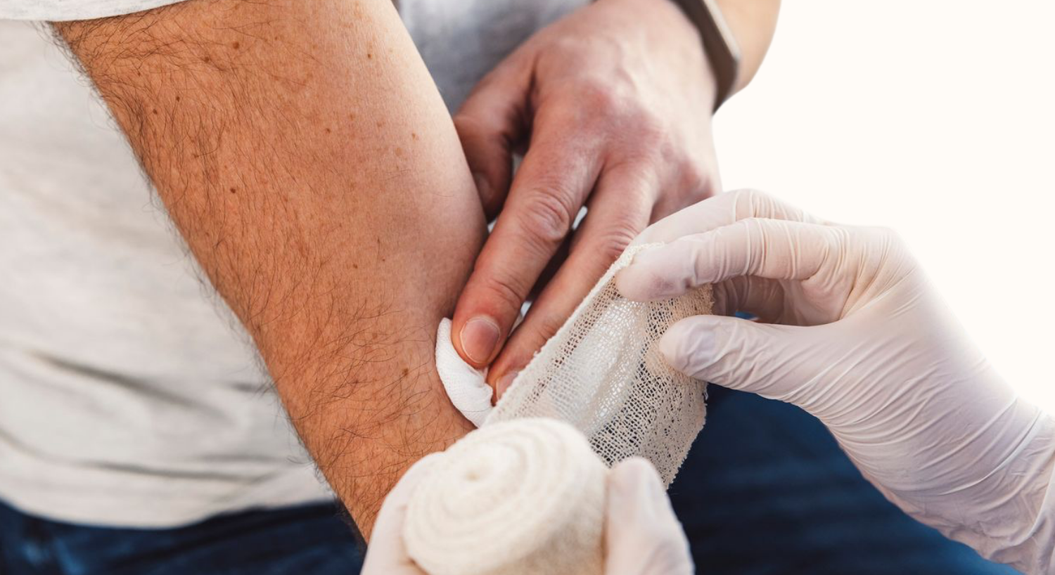 Close-up of green banana leaves with texture.