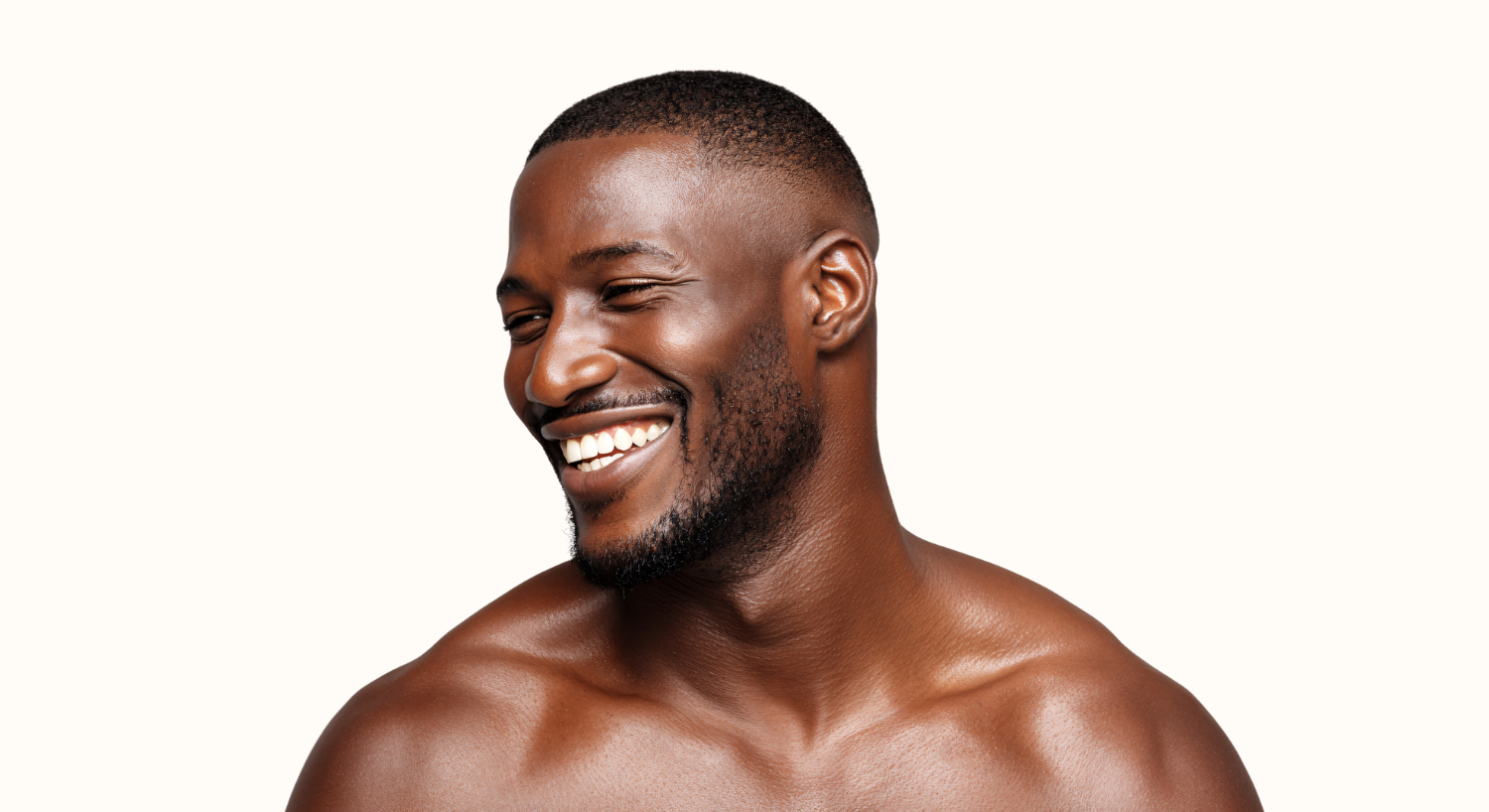 Man listening to music and checking phone.